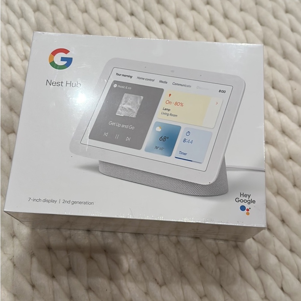 Google Nest Hub 7” Smart Display with Google Assistant (2nd Gen)